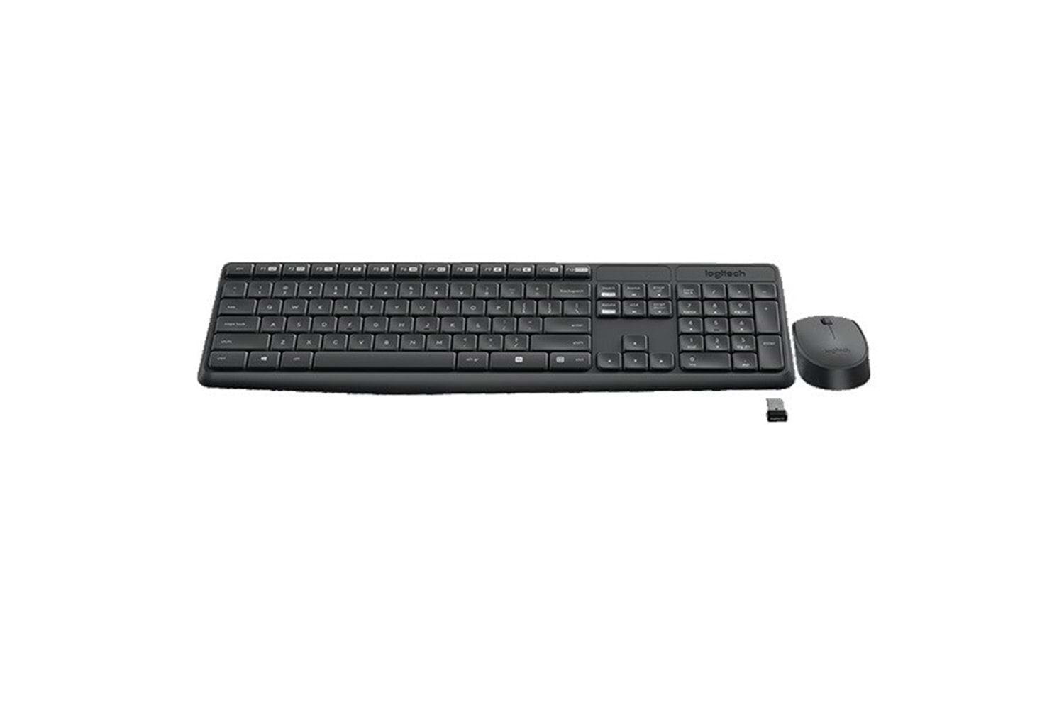 LOGITECH MK235 Kablosuz Q Trk Siyah Multimedya Klavye - Mouse Set 920-007925