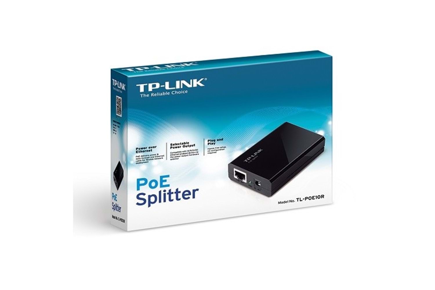 TP-LINK TL-PoE10R 2port Gigabit Indoor 48V PoE Splitter