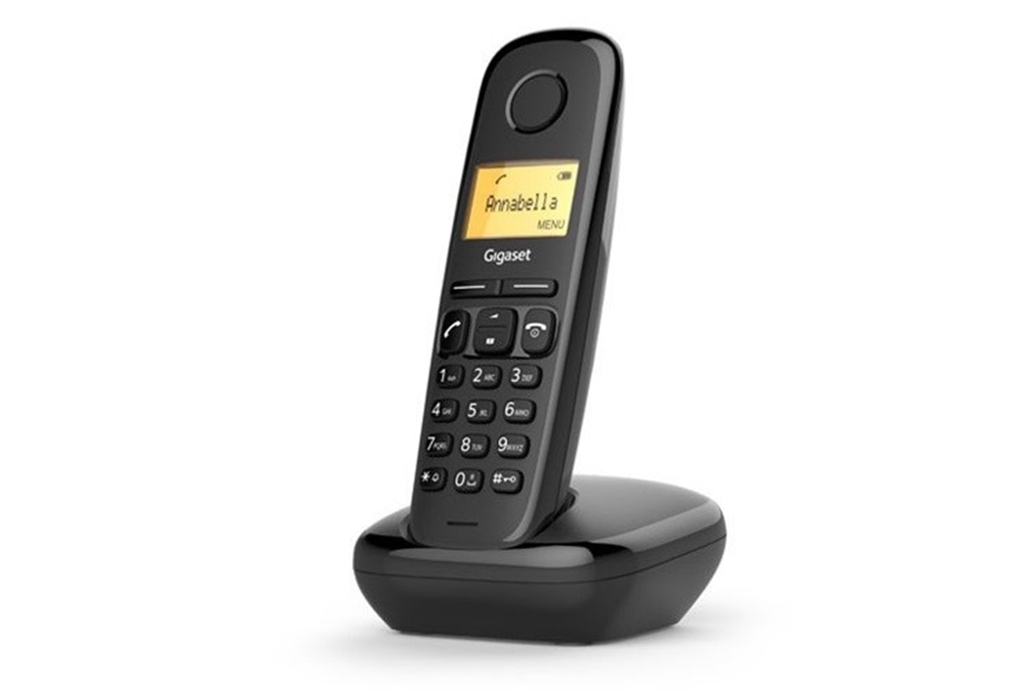 GIGASET A170 Kablosuz LCD Ekranlı Telefon Siyah