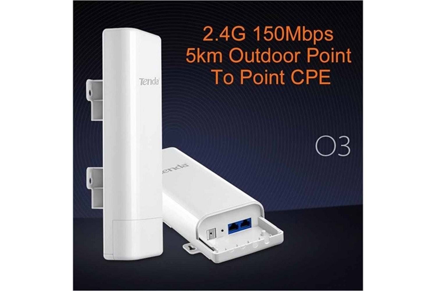 TENDA O3 12dbi 150mbps 2.4ghz 5+km Harici Access Point