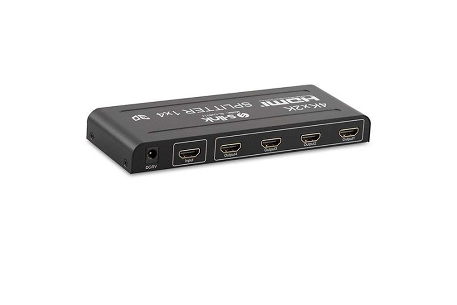 S-LINK 4port SL-LU6214 1port HDMI (giriş) 4port HDMI (çıkış) 4K HDMI Splitter