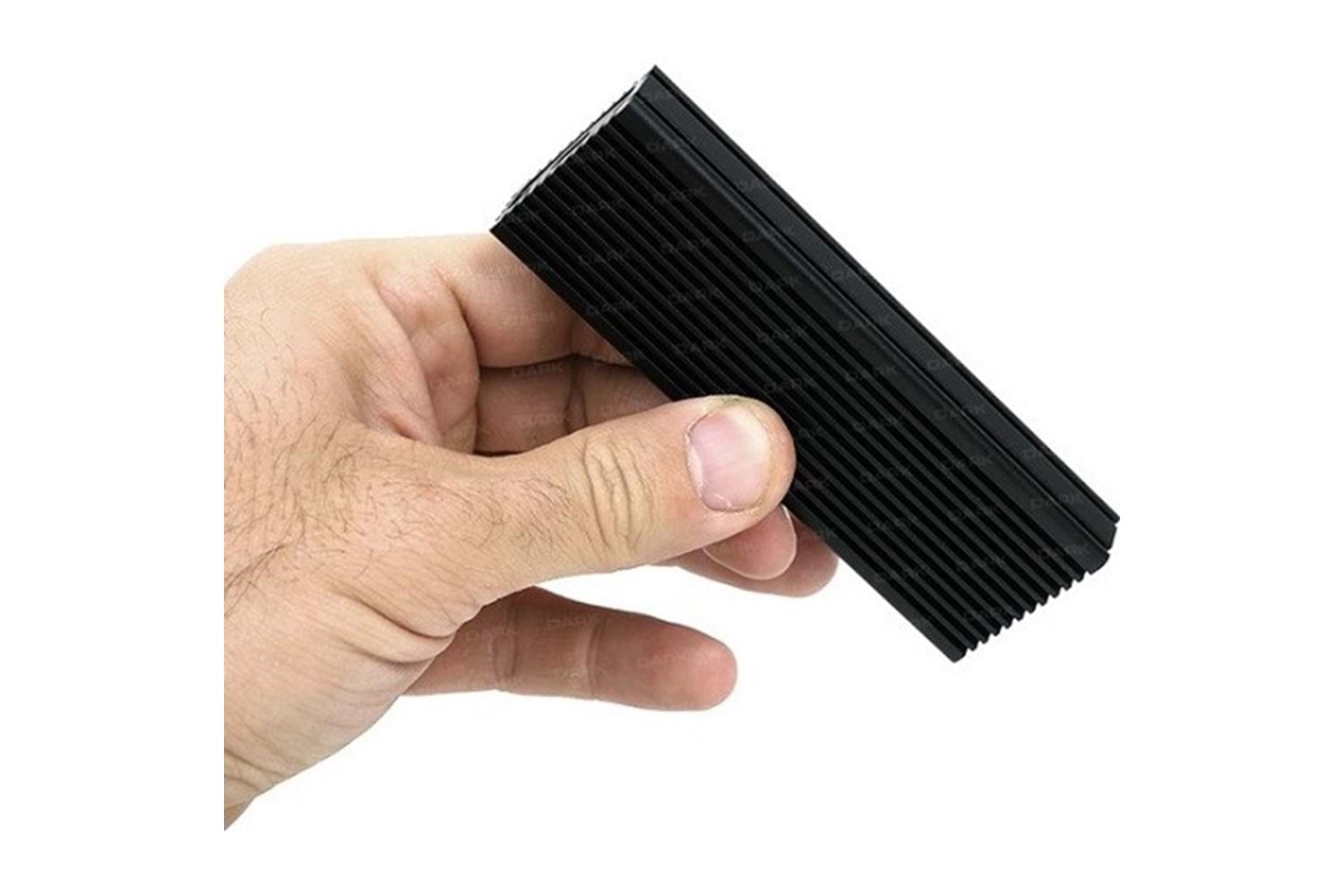 DARK Type-C DK-AC-DSEM4 NVMe M2 Alüminyum Harddisk Kutusu Siyah