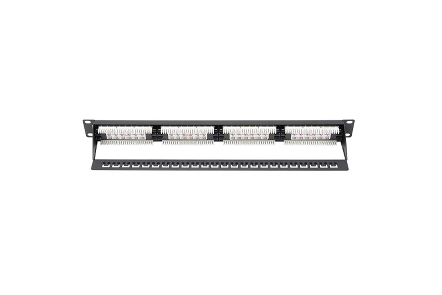 DIGITUS 1U 24port Cat6 Utp Bakır Patch Panel DN-91624U