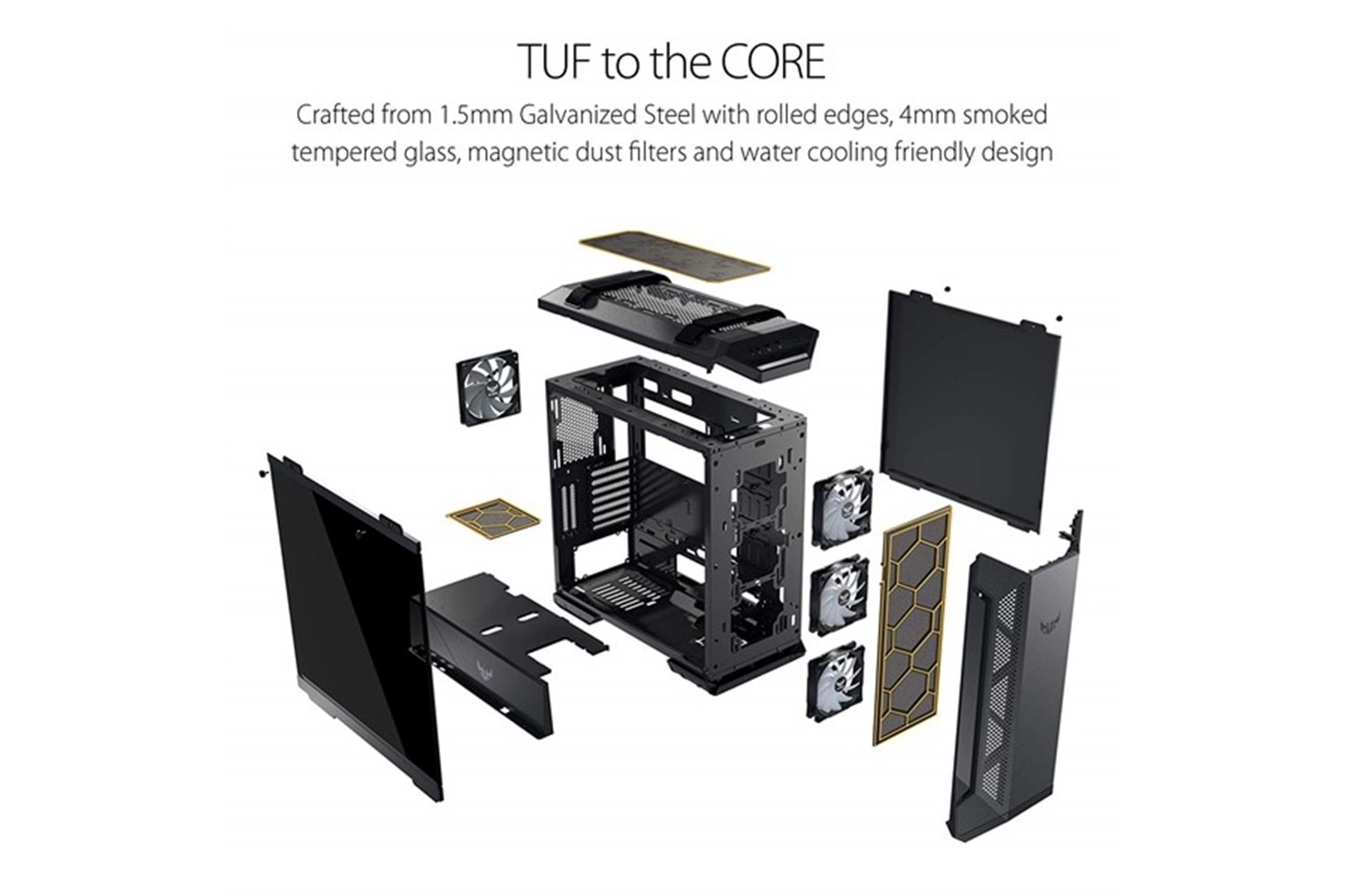 ASUS TUF GAMING GT501 Gaming E-ATX PC Kasası 