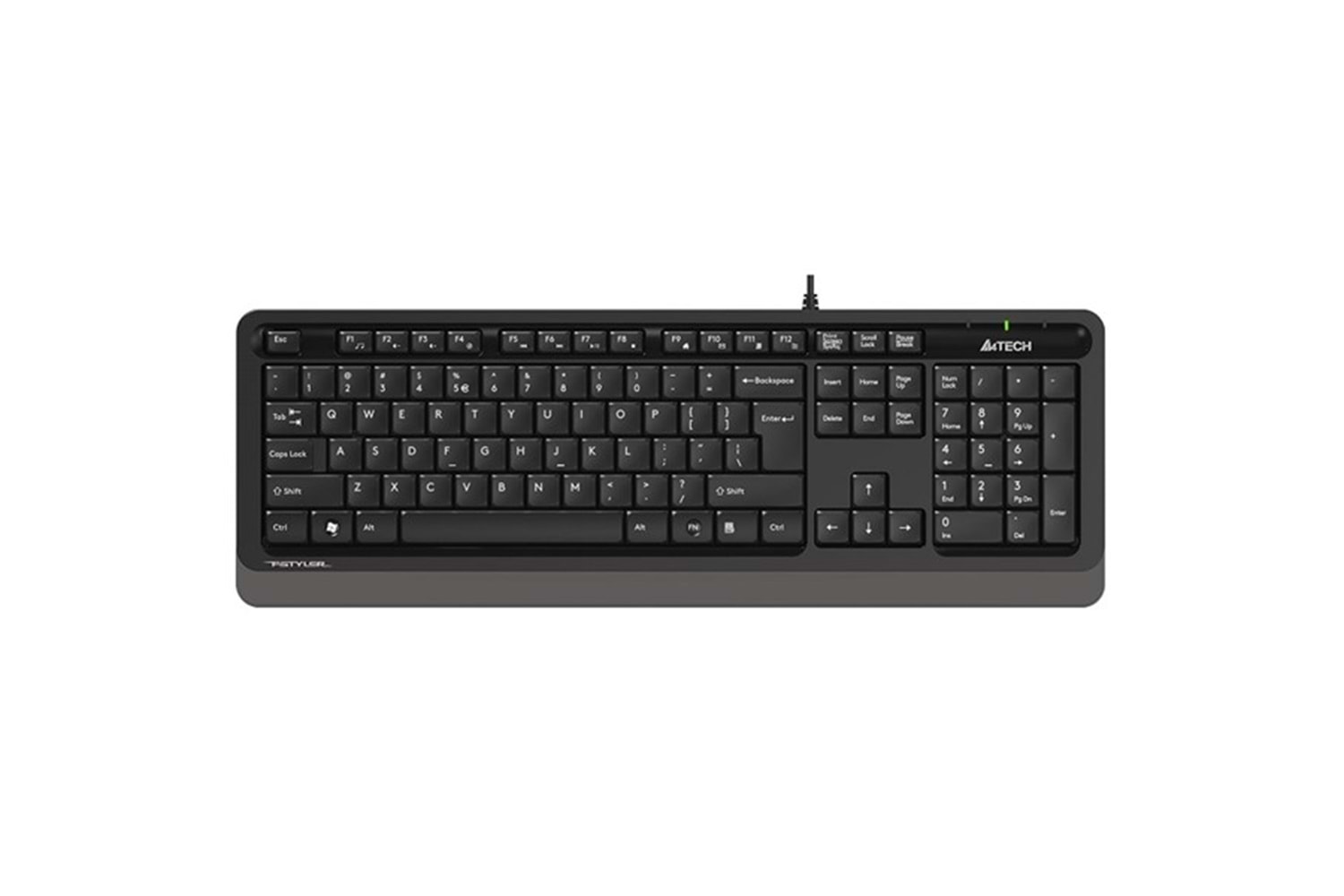 A4 TECH FK10 USB Q Trk Siyah/Gri Multimedya Klavye