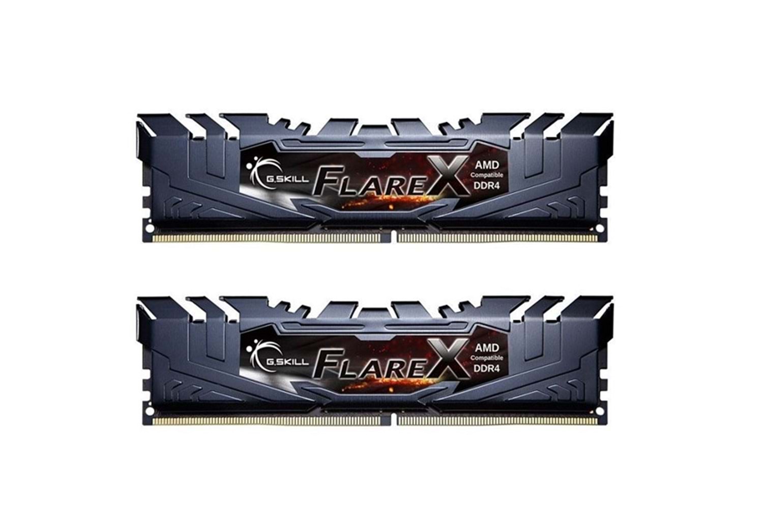 GSKILL 16GB (2X 8GB) DDR4 3200MHZ CL16 DUAL KIT PC RAM FLARE X F4-3200C16D-16GFX (AMD UYUMLU)