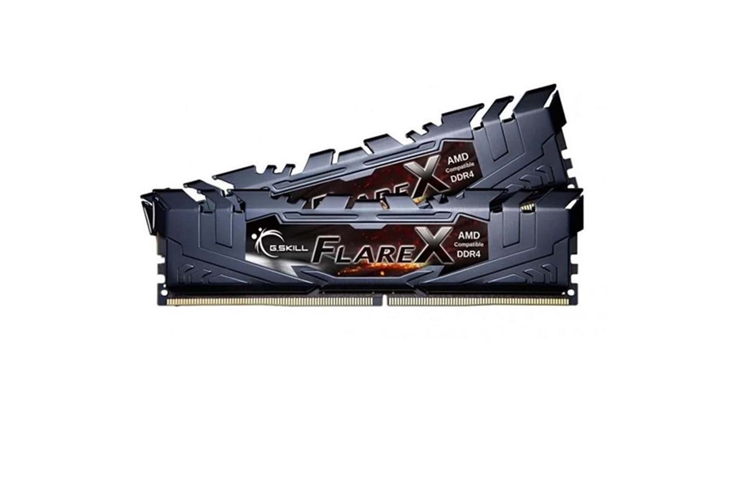 GSKILL 16GB (2X 8GB) DDR4 3200MHZ CL16 DUAL KIT PC RAM FLARE X F4-3200C16D-16GFX (AMD UYUMLU)