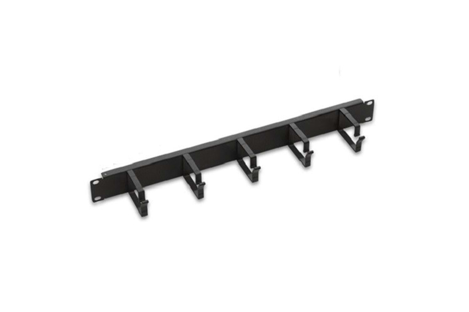 AGER 1U Yatay Organizer Siyah 5 Metal Kancalı AA-5KN01U19-A-S1