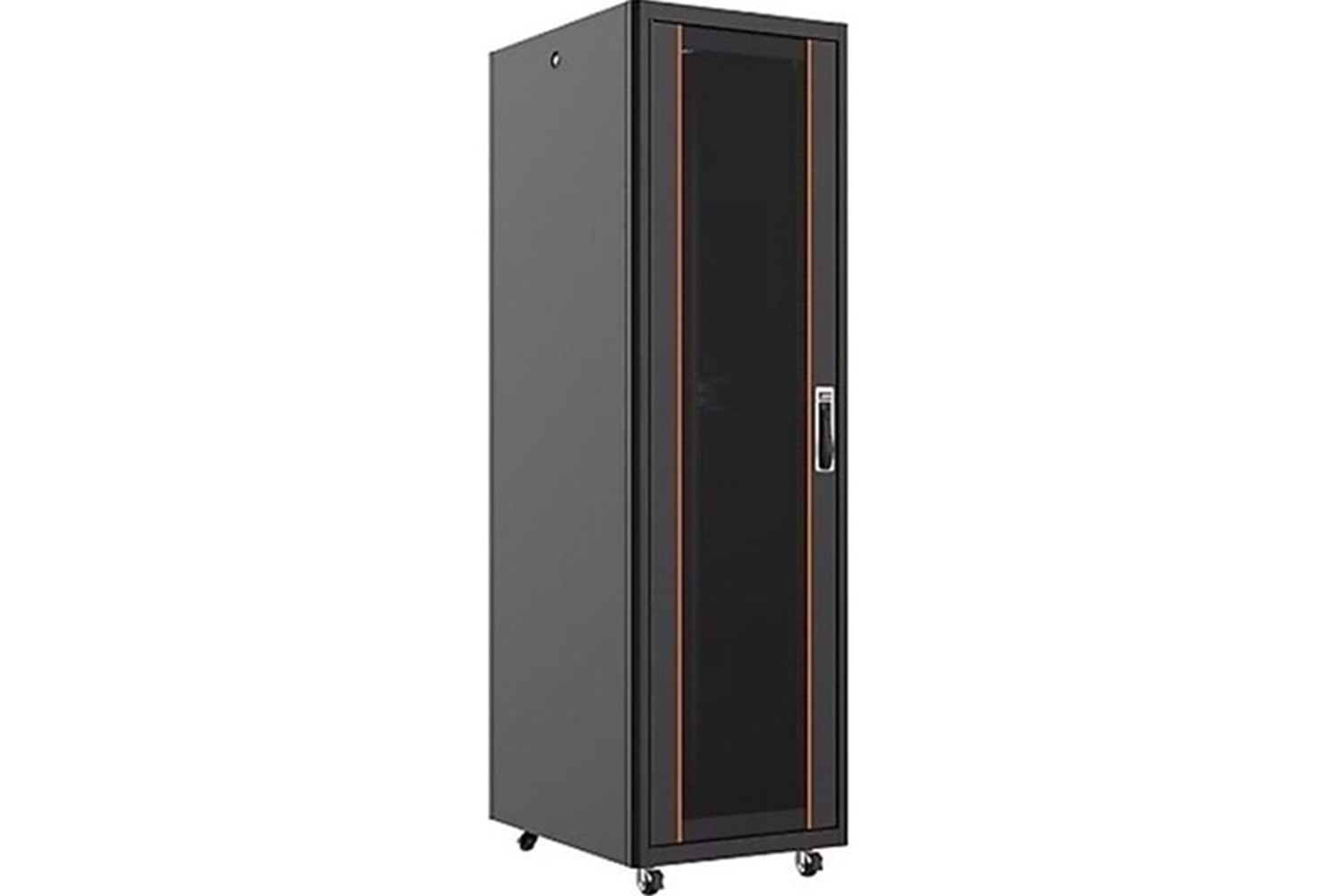 AGER 32U 600x600mm Dikili Tip Siyah Kabinet Vega AG-VB32U6060S1 Cam Kapak