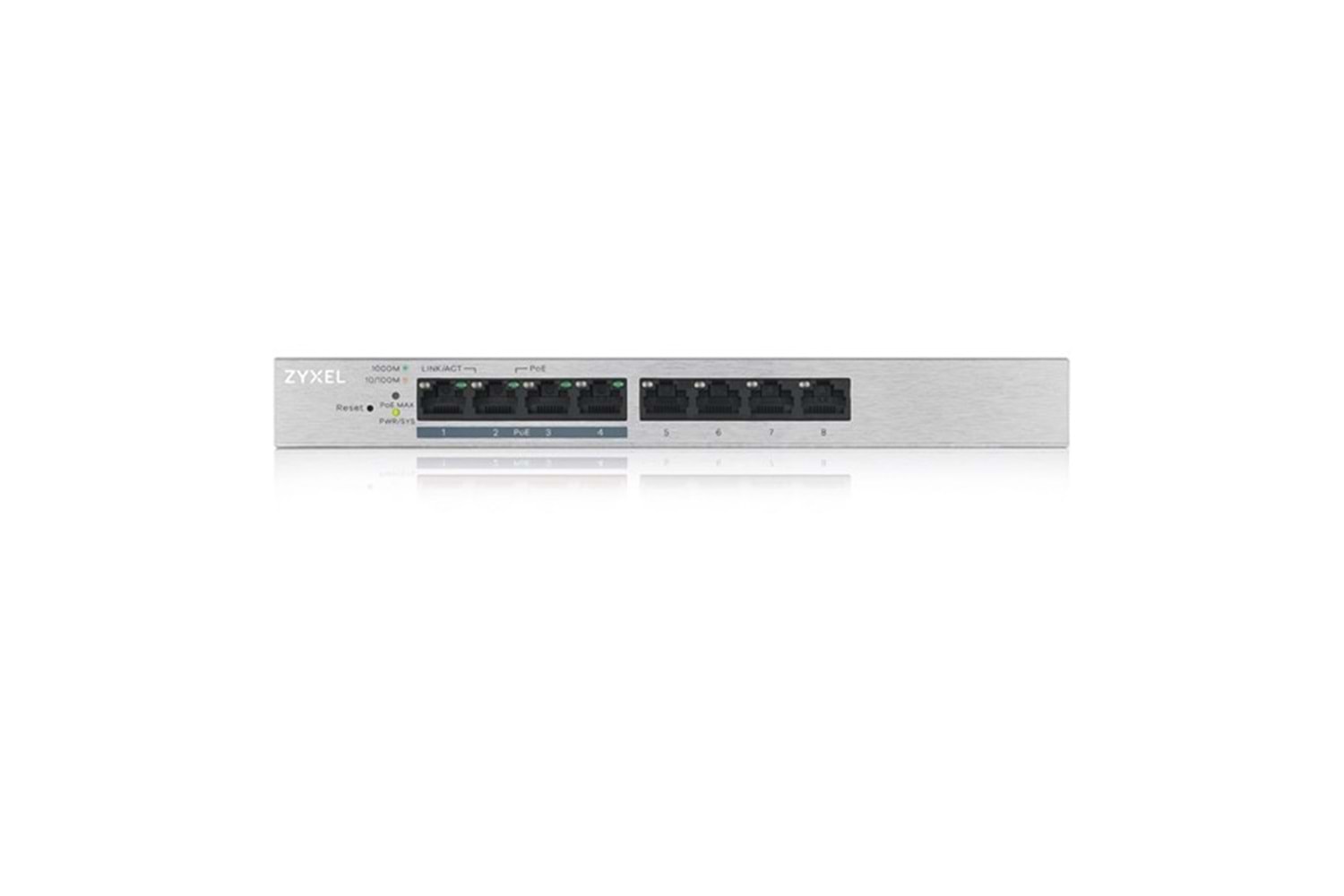 ZyXEL 8port 60w 4port PoE GS1200-8HP GIGABIT Yönetilebilir Switch Desktop