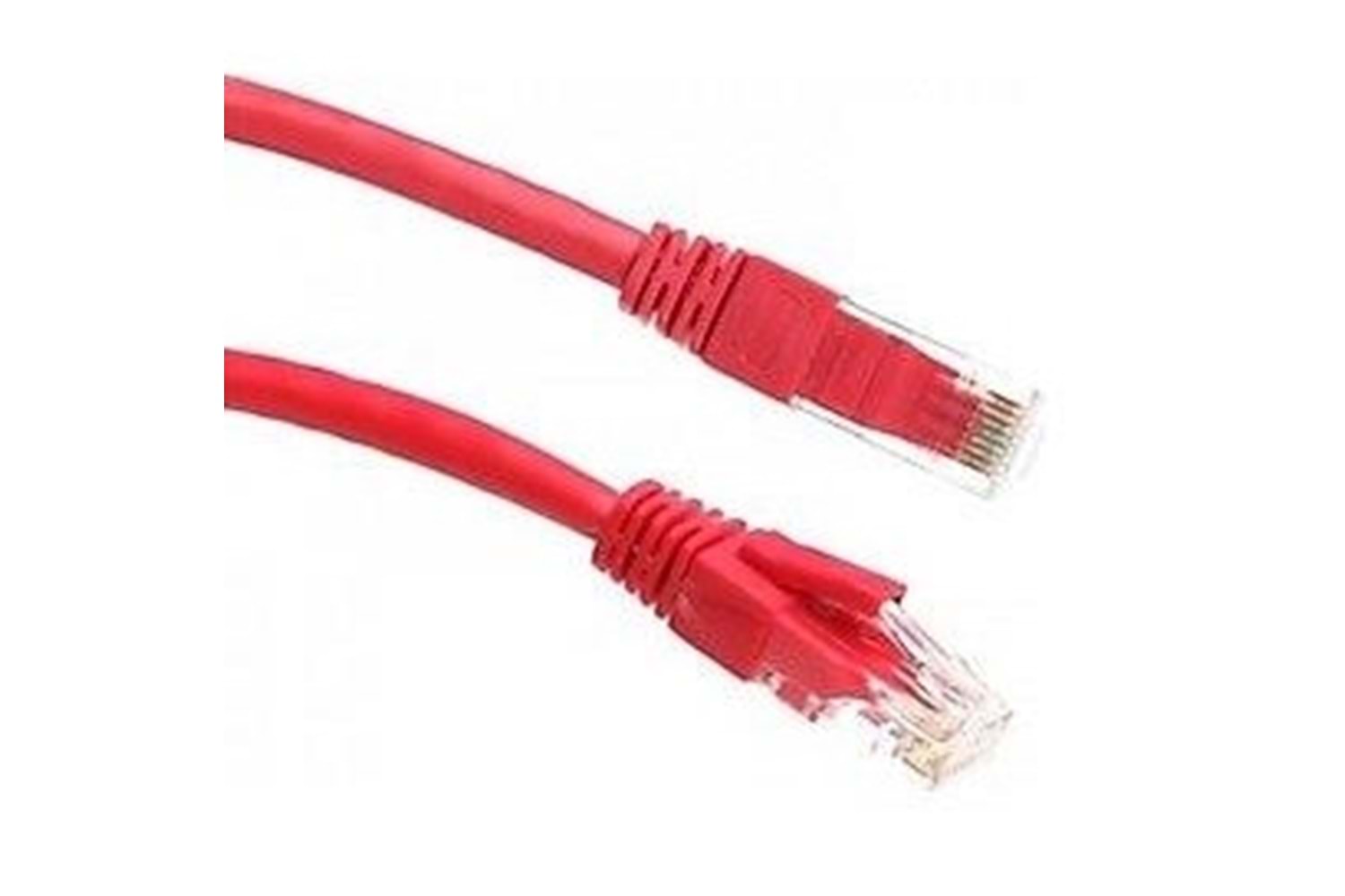 ODS 0.3m CAT6 Utp LSZH Saf Bakır Kırmızı Patch Kablo