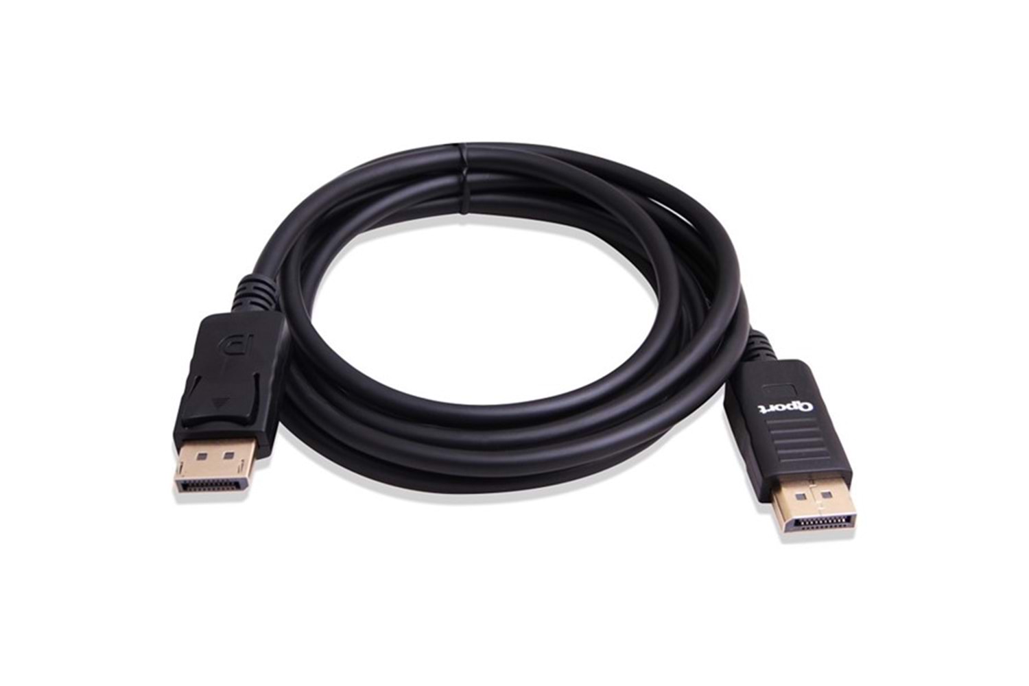 QPORT Q-DP01 1.8metre Display Görüntü Adaptörü Siyah
