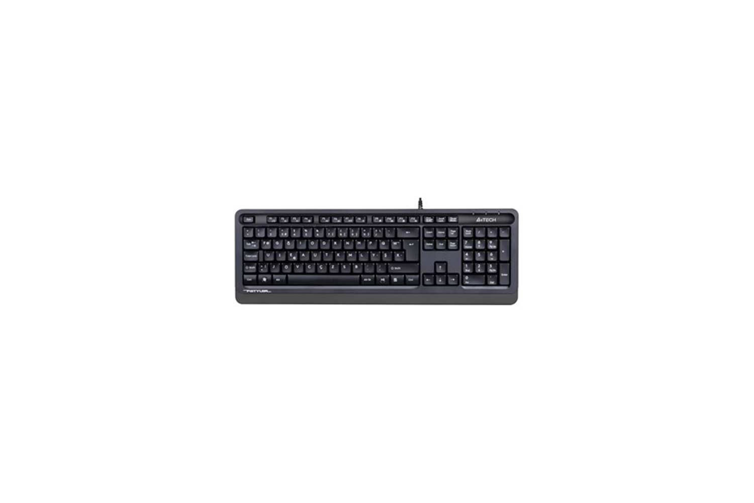 A4 TECH FK10 USB F Trk Siyah/Gri Multimedya Klavye
