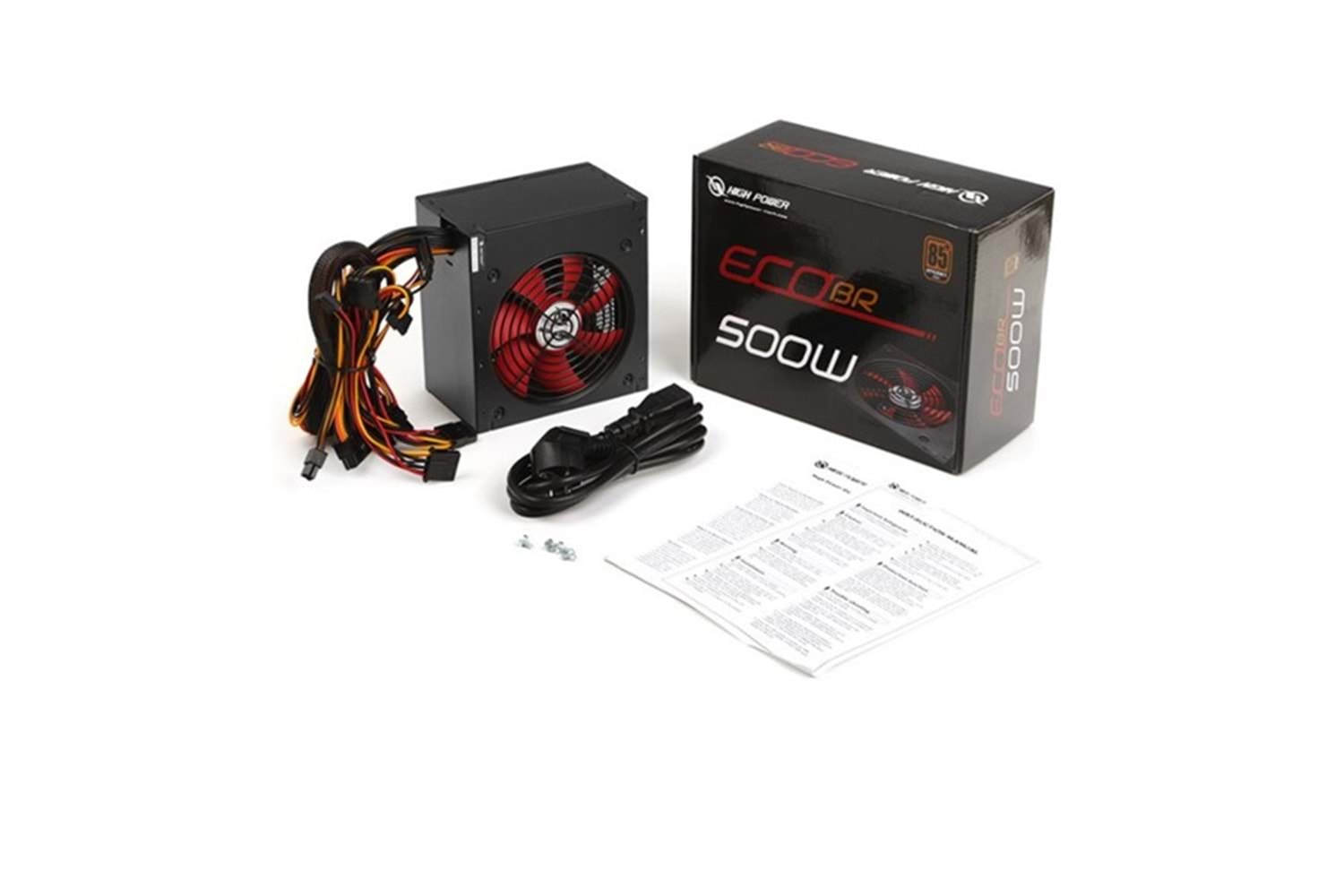 HIGH POWER 500W 80 BRONZE ECO HPE-500BR-A12SBK 12cm Fanlı Power Supply