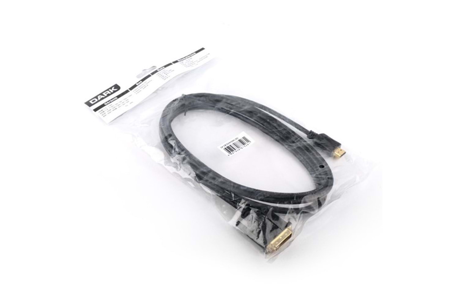 DARK DK-CB-DVIXHDMIL180 1.8metre HDMI-DVI (24+1) Görüntü Kablosu 1.4v