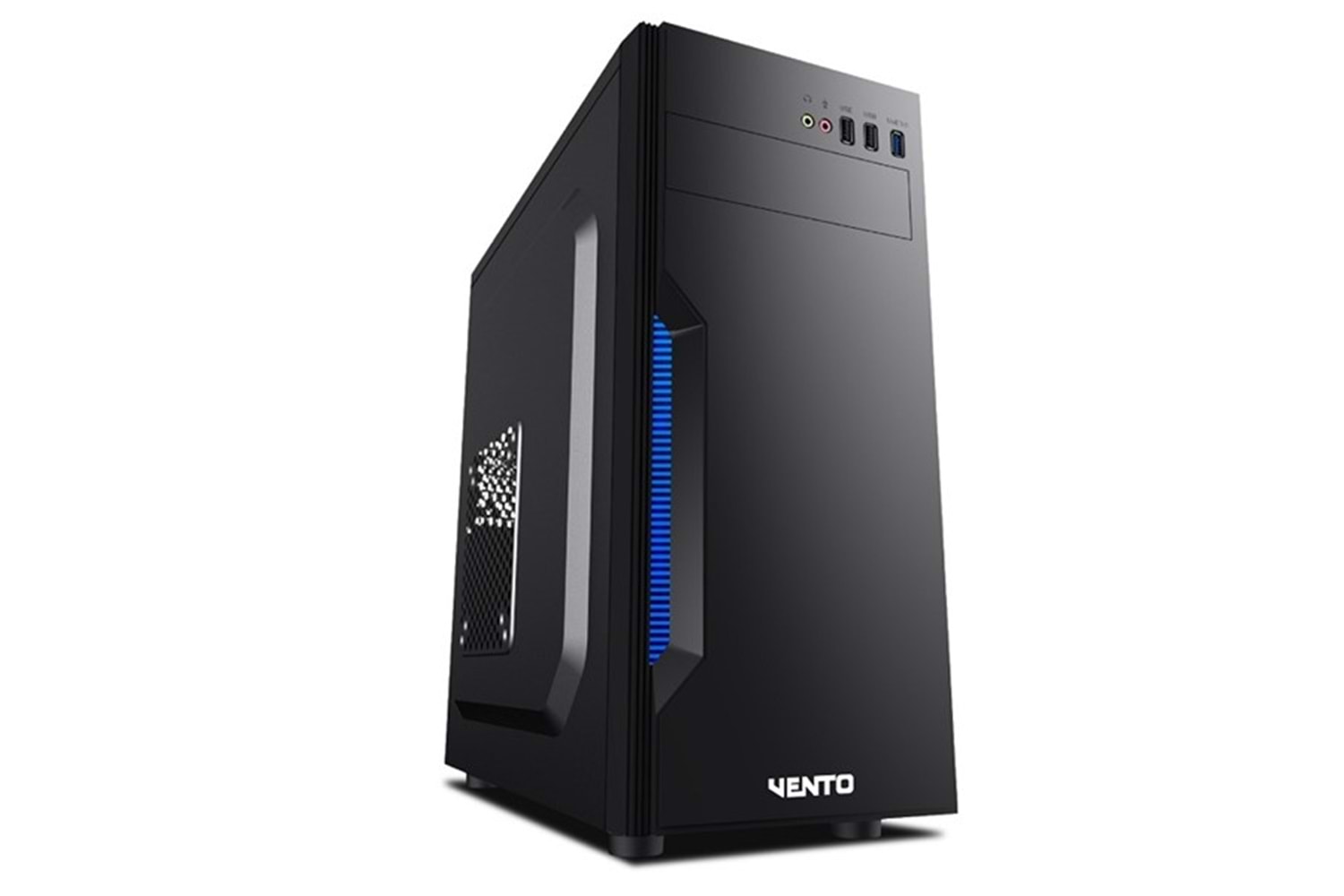 VENTO 500w (PEAK) TA-K61 Standart Mid-Tower PC Kasası SİYAH