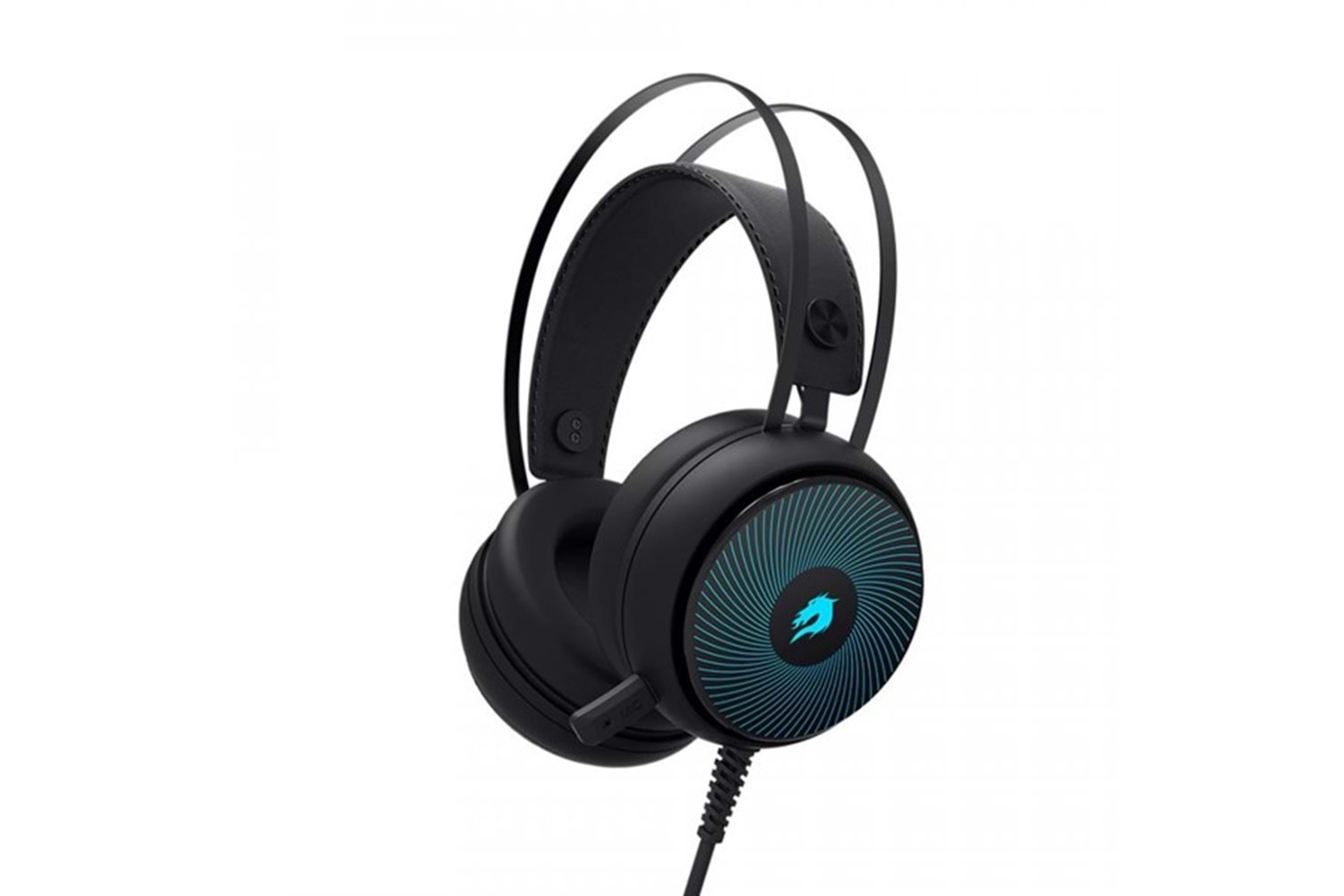 GameBooster GB-H12 7.1 Surround USB RGB Led Aydınlatma Siyah Gaming Mikrofonlu Kulaklık