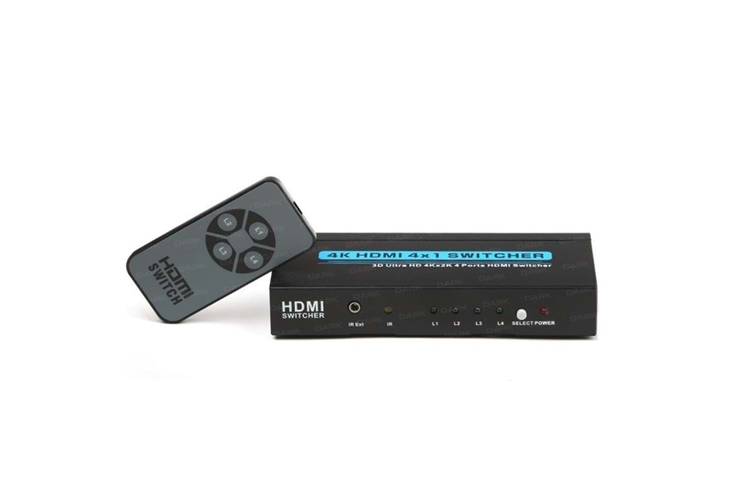 DARK 5port DK-HD-SW4X1K 5port HDMI (giriş) 1port HDMI (çıkış) 4K HDMI Switch