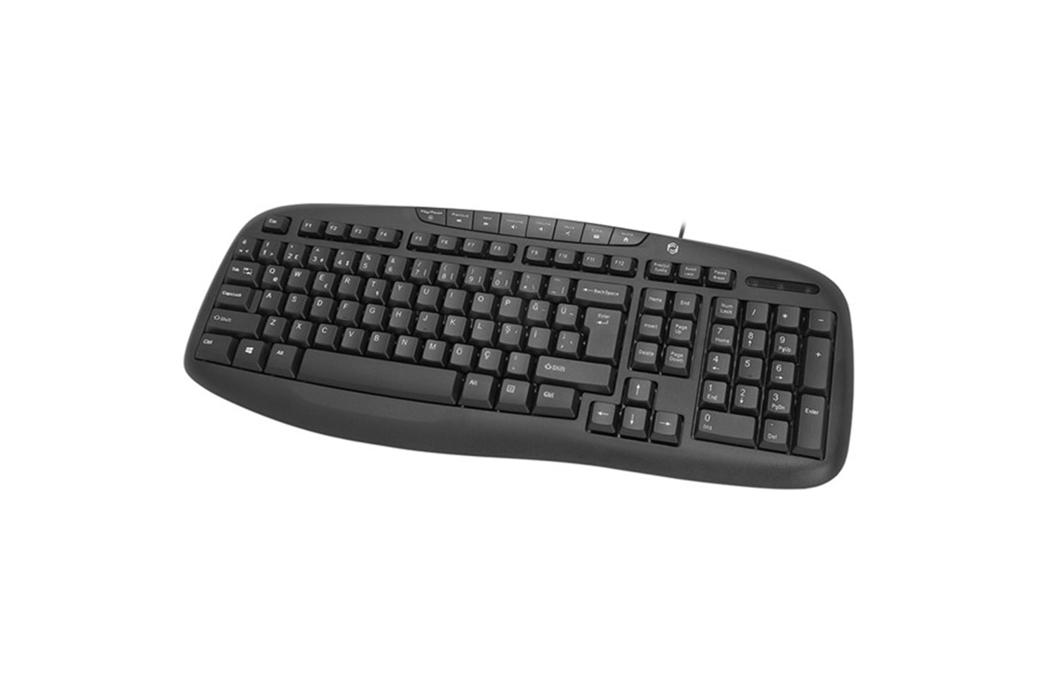 FRISBY FK-4820QU USB Q Trk Siyah Multimedya Klavye