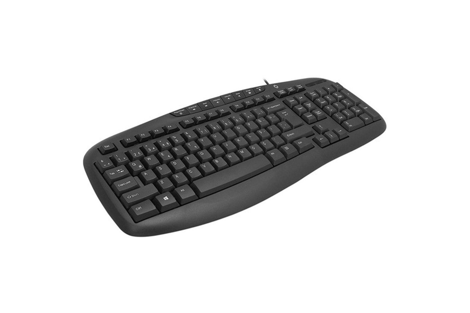 FRISBY FK-4820QU USB Q Trk Siyah Multimedya Klavye