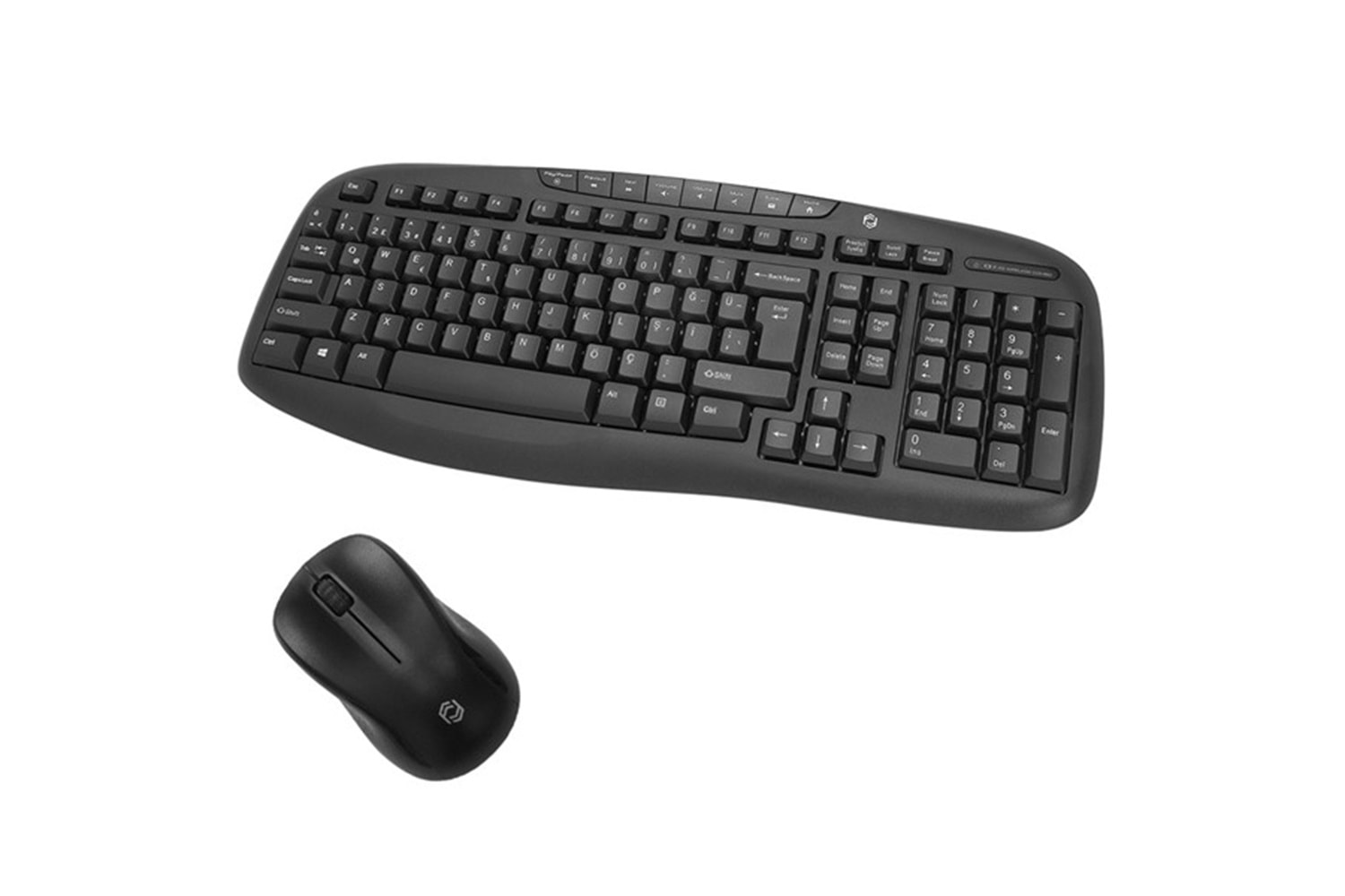 FRISBY FK-4830WQ Kablosuz Q Trk Optic Mouse Siyah Multimedya Klavye - Mouse Set