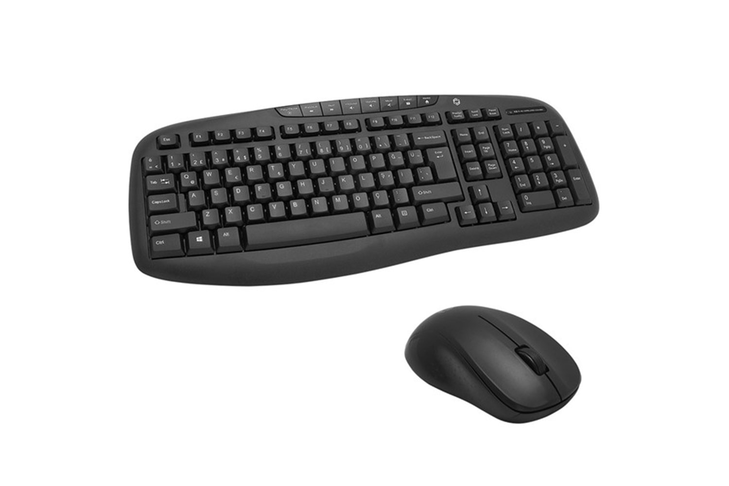 FRISBY FK-4830WQ Kablosuz Q Trk Optic Mouse Siyah Multimedya Klavye - Mouse Set