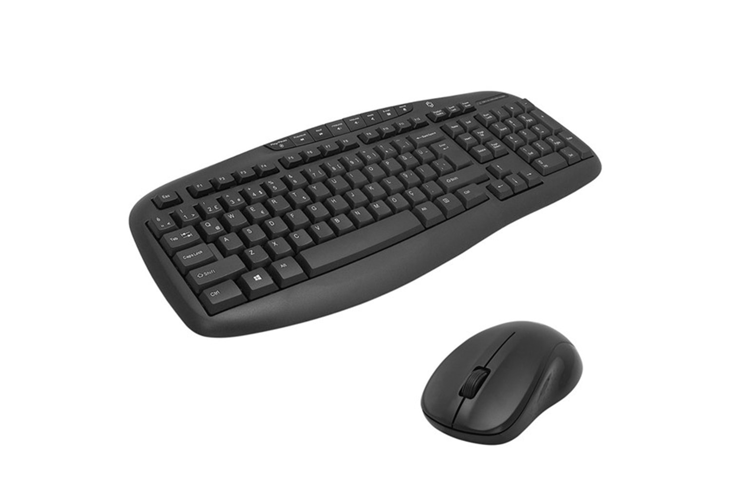 FRISBY FK-4830WQ Kablosuz Q Trk Optic Mouse Siyah Multimedya Klavye - Mouse Set