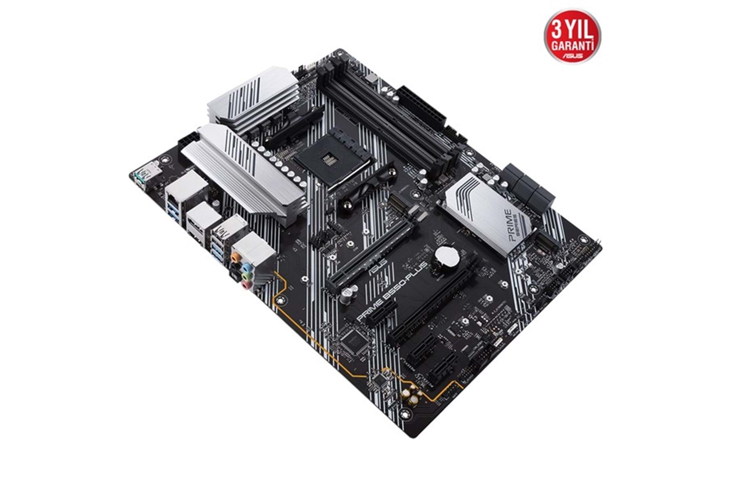 ASUS PRIME B550-PLUS DDR4 M2 PCIe NVME HDMI DVI DP PCIe 16X v4.0 AM4 mATX