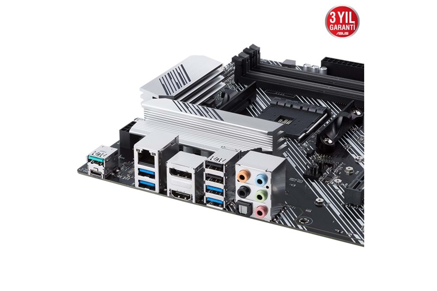 ASUS PRIME B550-PLUS DDR4 M2 PCIe NVME HDMI DVI DP PCIe 16X v4.0 AM4 mATX