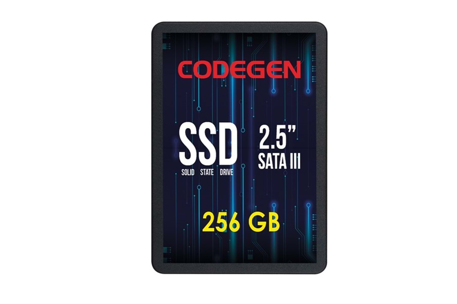 CODEGEN 256GB CDG-256GB-SSD25 560- 500MB/s SSD SATA-3 Disk