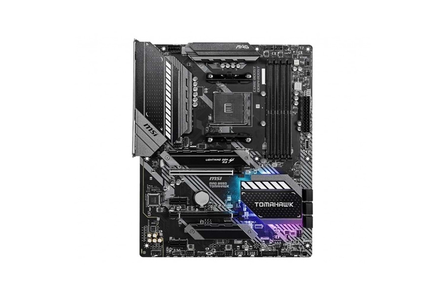 MSI MAG B550 TOMAHAWK DDR4 M2 PCIe NVME HDMI DP PCIe 16X v4.0 AM4 ATX