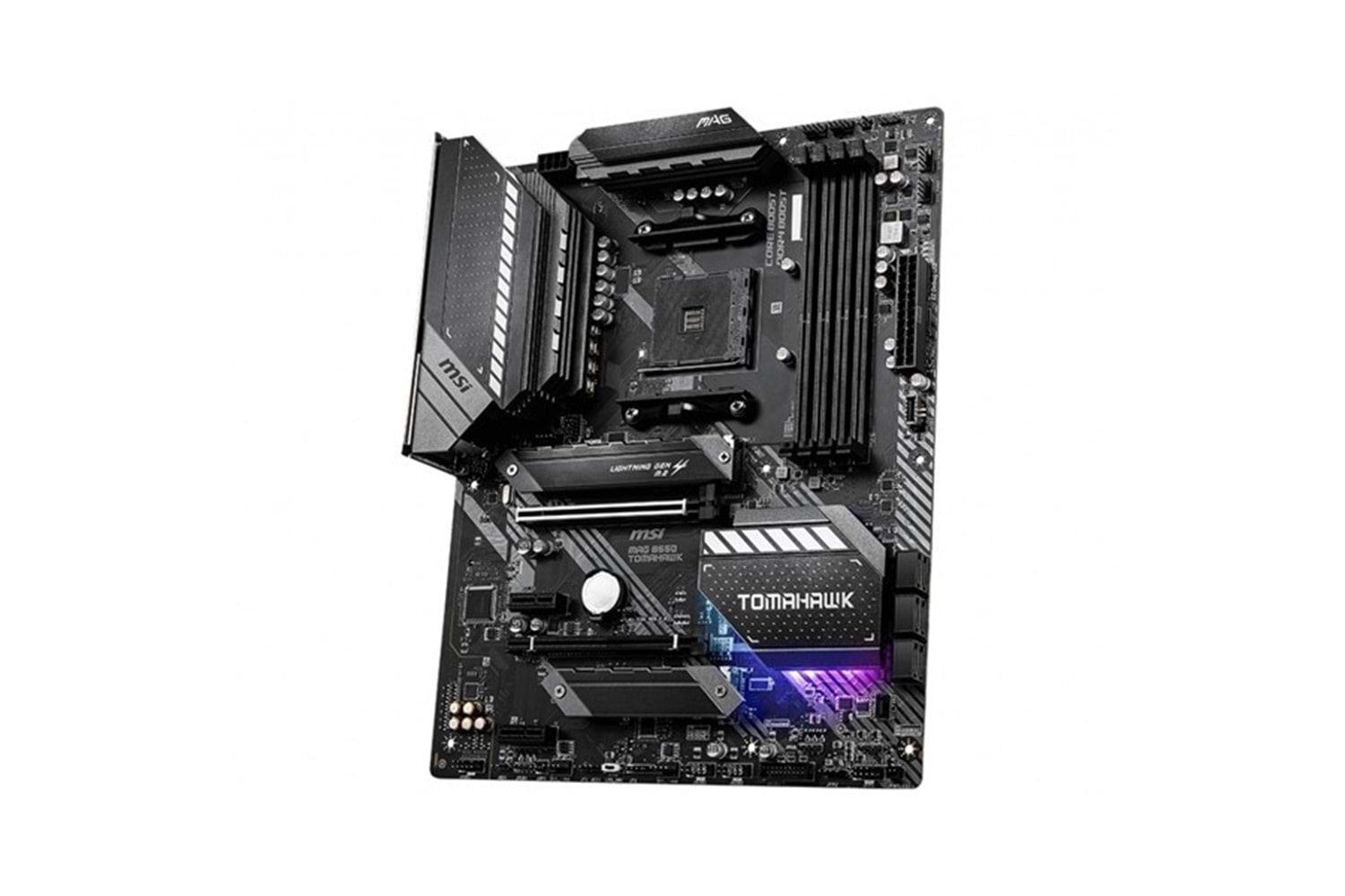 MSI MAG B550 TOMAHAWK DDR4 M2 PCIe NVME HDMI DP PCIe 16X v4.0 AM4 ATX