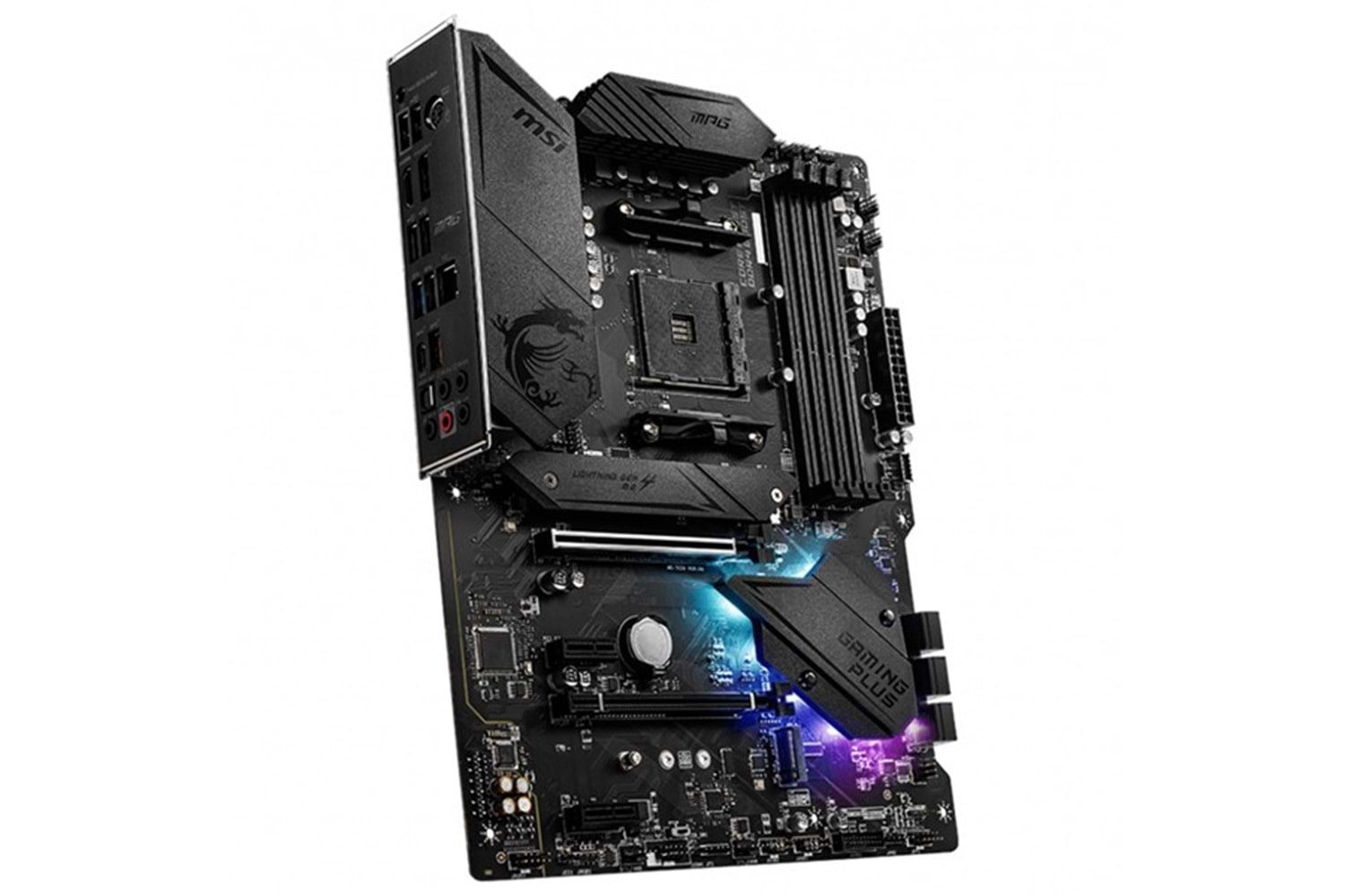 MSI MPG B550 GAMING PLUS DDR4 M2 PCIe NVME HDMI DP PCIe 16X v4.0 AM4 ATX