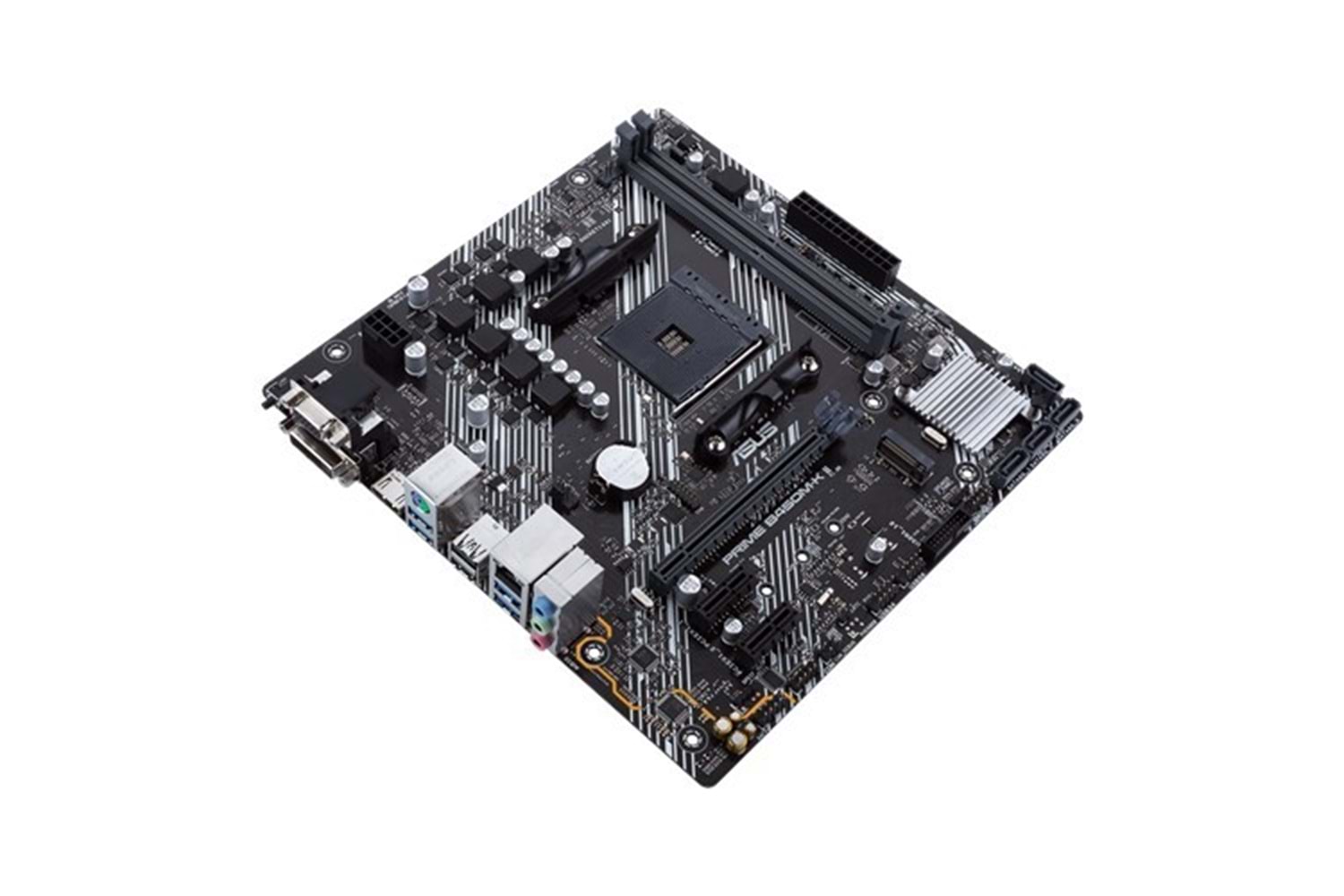 ASUS PRIME B450M-K II DDR4 M2 PCIe NVME DVI PCIe 16X v3.0 AM4 mATX