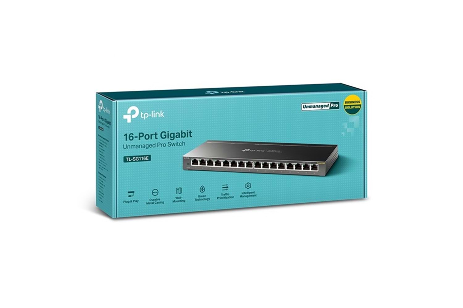 TP-LINK 16port TL-SG116E GIGABIT Yönetilebilir Switch