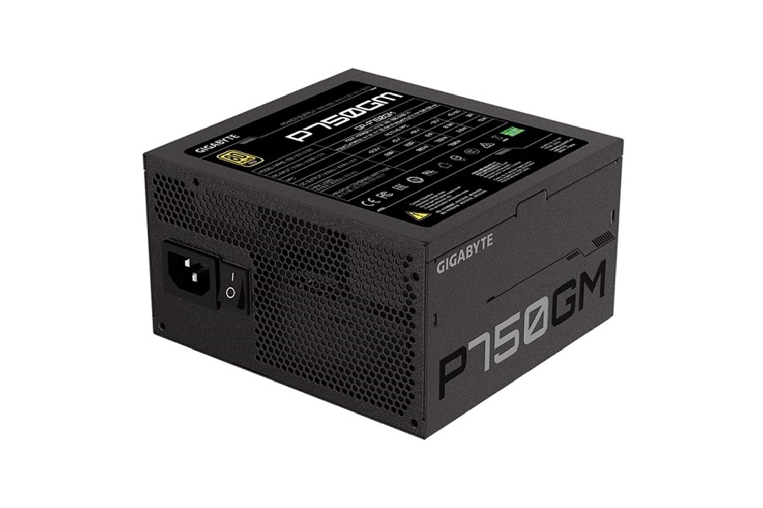 GIGABYTE 750W 80 GOLD GP-P750GM 13.5cm Fanlı Tam Modüler Power Supply Japon Kapasitör