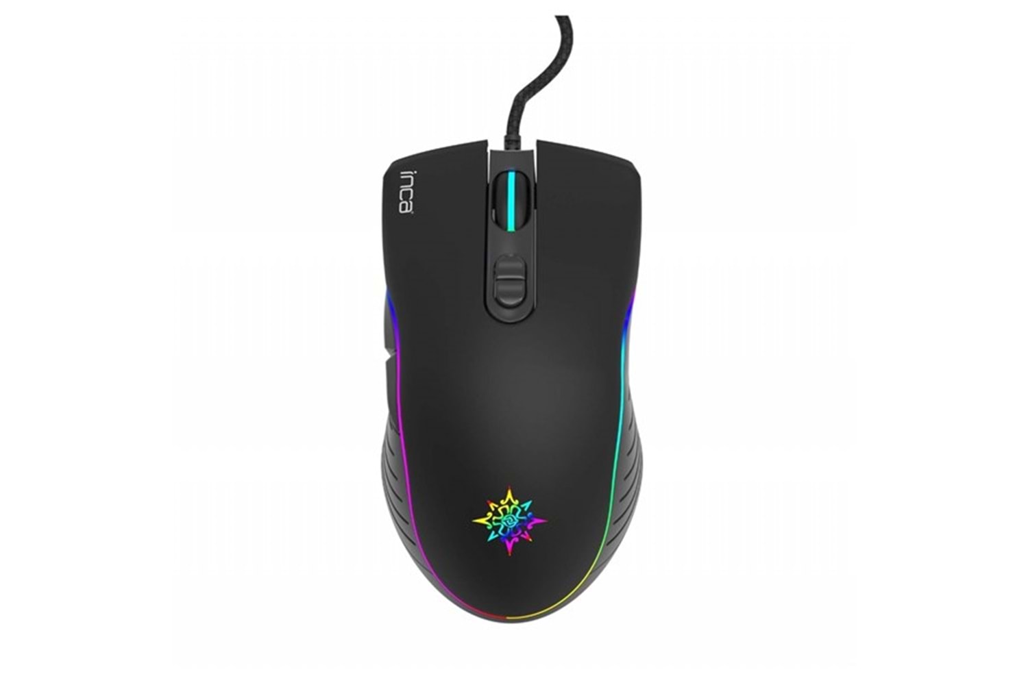 INCA IMG-GT15 USB RGB Led Aydınlatmalı 4800dpi Gaming Optic Siyah Mouse