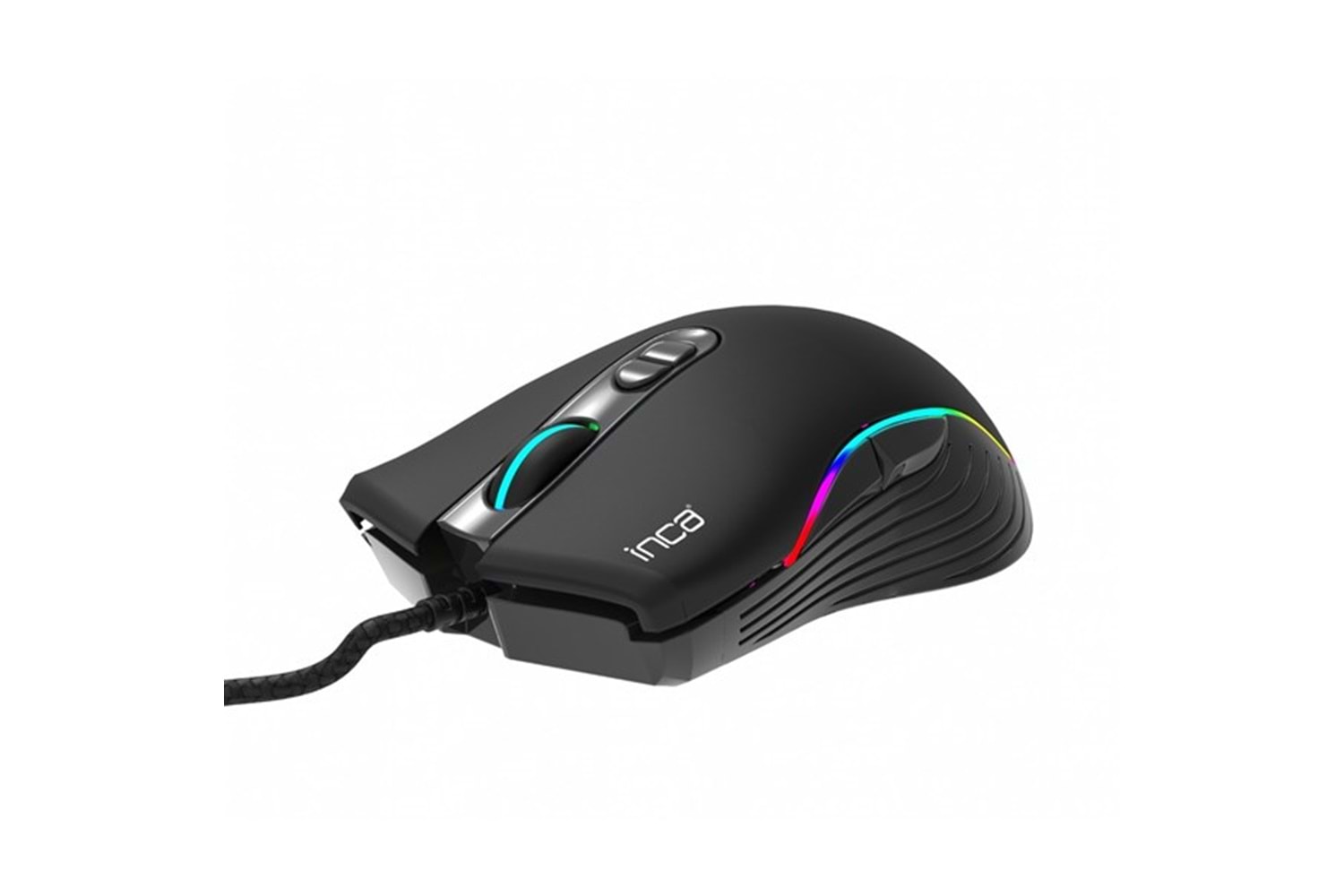 INCA IMG-GT15 USB RGB Led Aydınlatmalı 4800dpi Gaming Optic Siyah Mouse