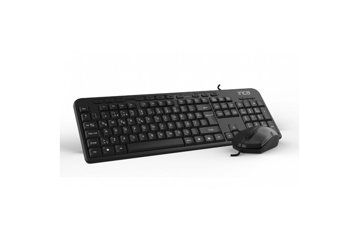 INCA IMK-375T Q Türkçe USB Multimedya Siyah Klavye+ Mouse