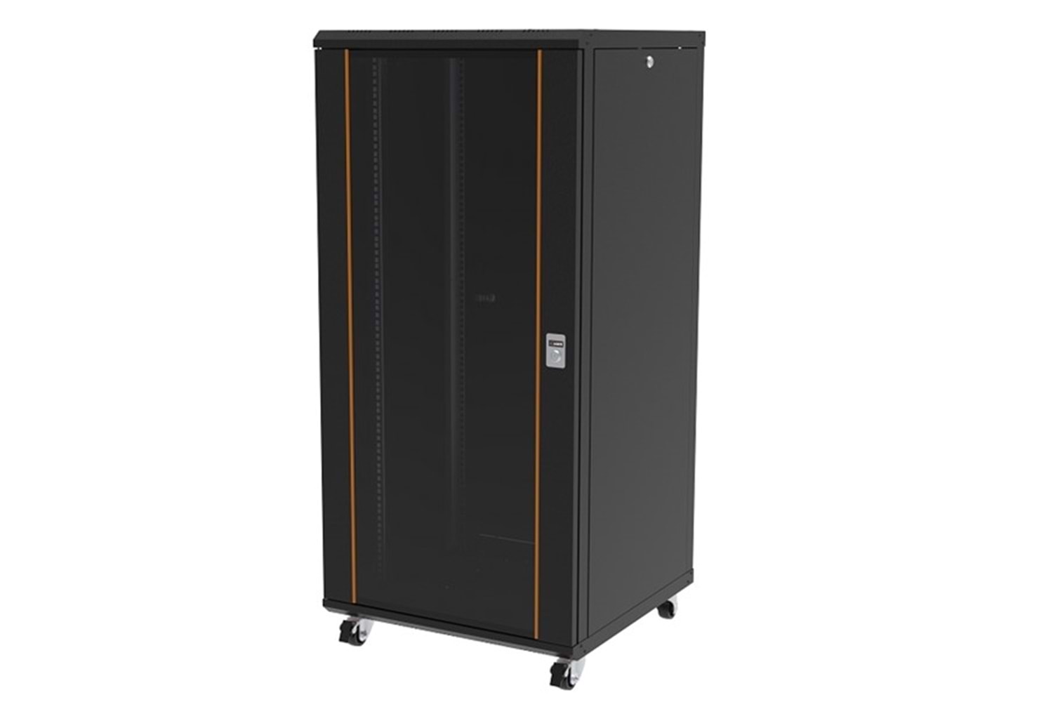 AGER 20U 600x600mm Dikili Tip Siyah Kabinet Agena AG-AN20U6060S1 Cam Kapak