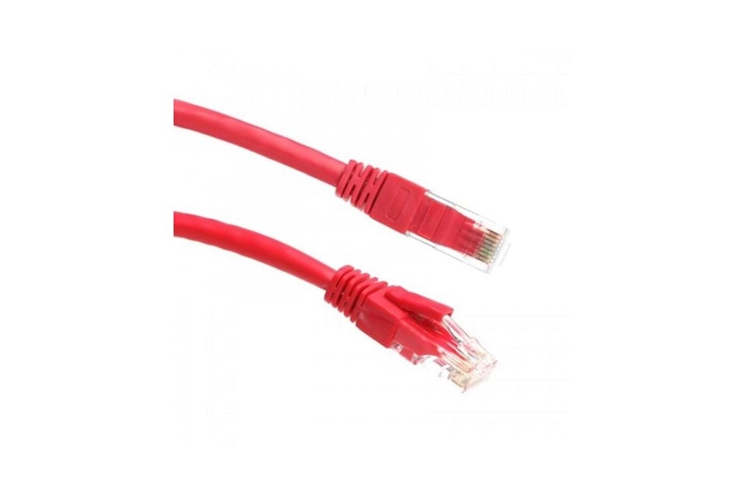 ODS 0.2m CAT6 Utp LSZH Saf Bakır Kırmızı Patch Kablo
