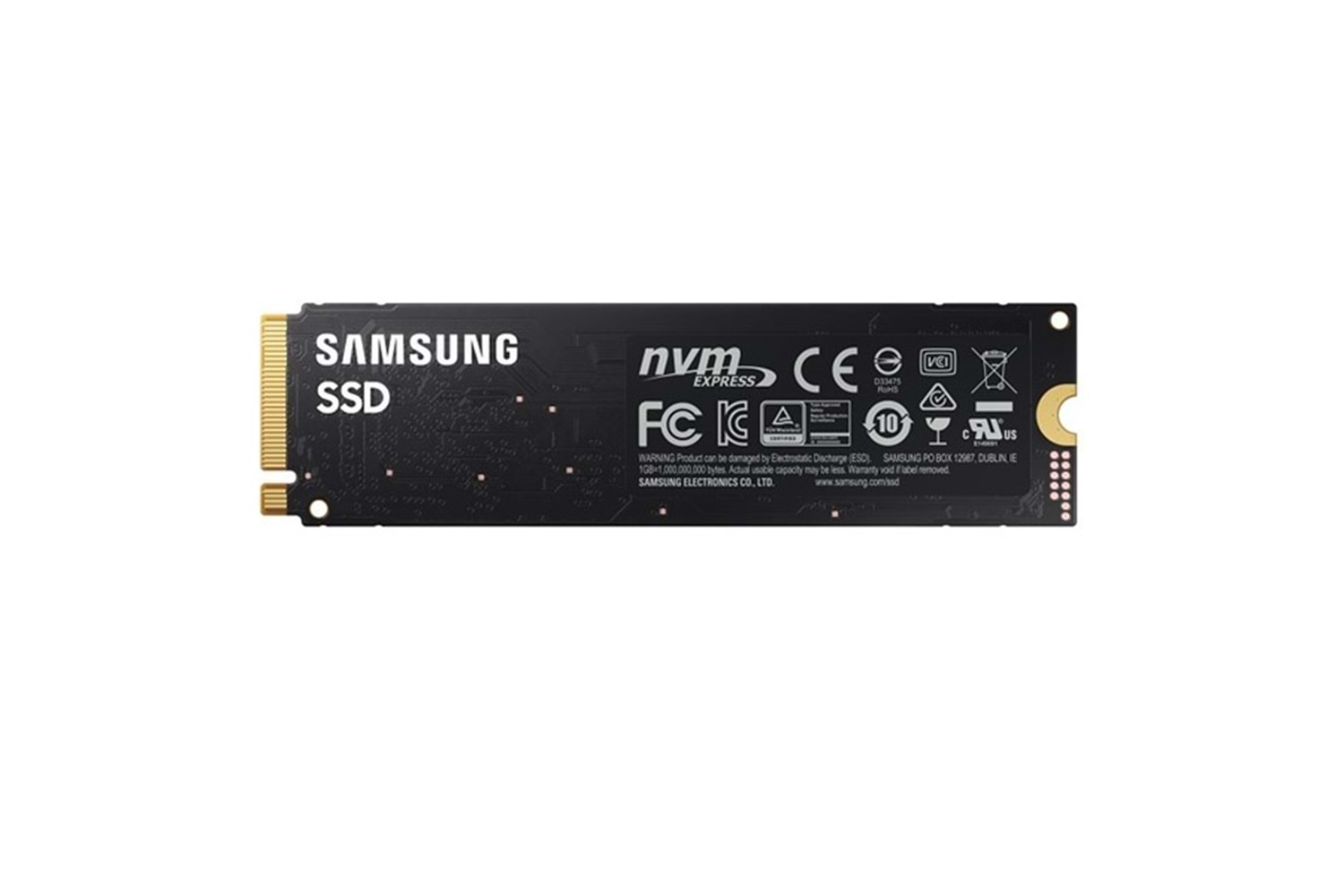 SAMSUNG 500GB SSD980 MZ-V8V500BW 3100- 2600MB/s M2 PCIe NVMe Gen3 Disk