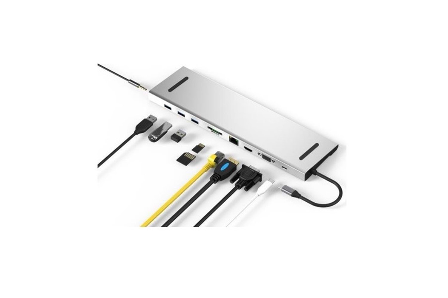 CODEGEN CDG-CNV80 10 port Notebook Port Çoklayıcı Macbook Uyumlu