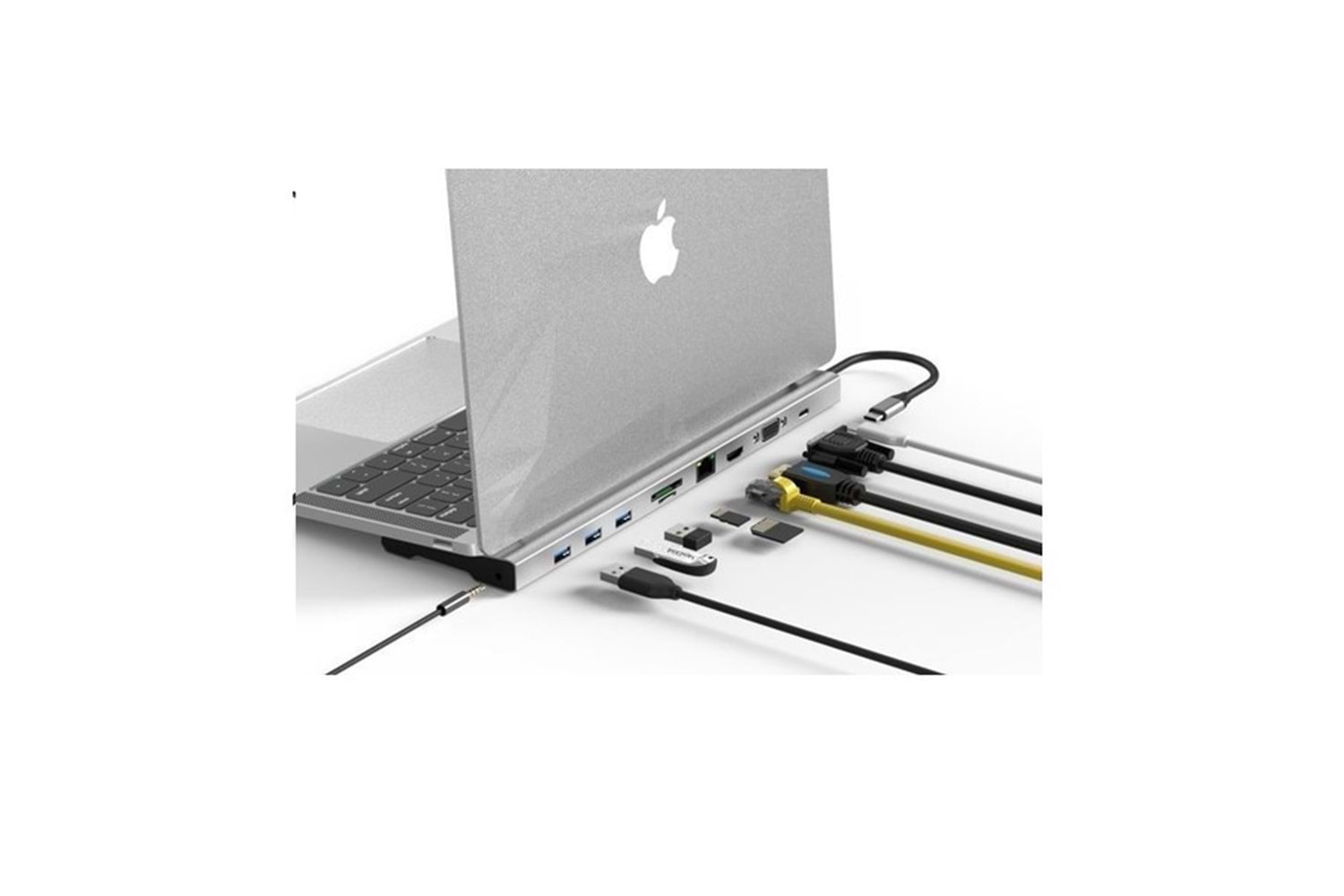 CODEGEN CDG-CNV80 10 port Notebook Port Çoklayıcı Macbook Uyumlu