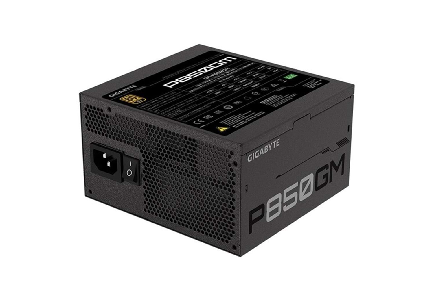 GIGABYTE 850W 80+ GOLD GP-P850GM Tam Modüler Power Supply