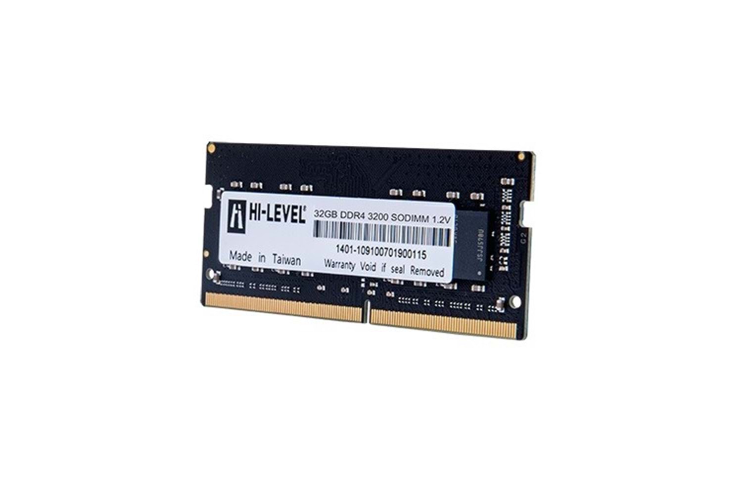HI-LEVEL 32GB DDR4 3200MHZ NOTEBOOK RAM VALUE HLV-SOPC25600D4/32G
