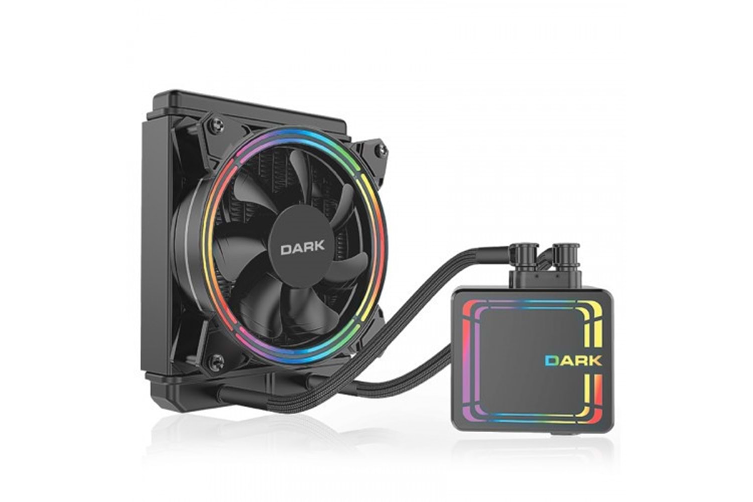 DARK 120mm AQUAFORCE W126 DKCCW126 RGB Sıvı Soğutmalı İşlemci Fanı