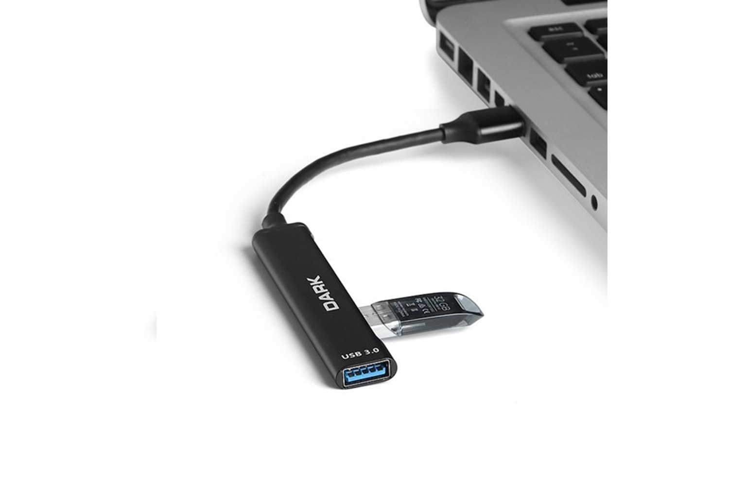 DARK Connect Master X4 DK-AC-USB310 4port USB 3.0 Siyah USB Çoklayıcı Hub