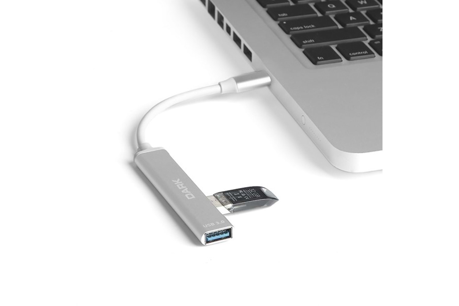 DARK Connect Master X4 DK-AC-USB310C 4port Type-C Beyaz USB Çoklayıcı Hub