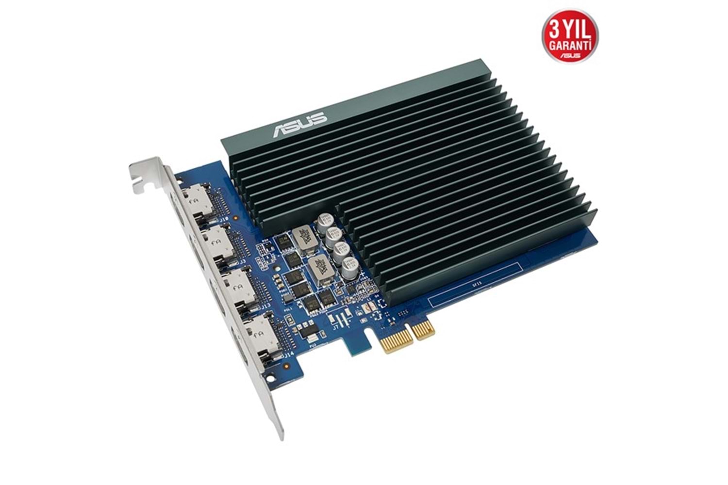 ASUS GT730 2GB 4H-SL-2GD5 GDDR5 64bit 4X HDMI PCIe 16X v2.0 Fansız
